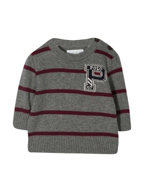 LS CN TOPS SWEATER RALPH LAUREN | 320-799427/BOULDER GREY